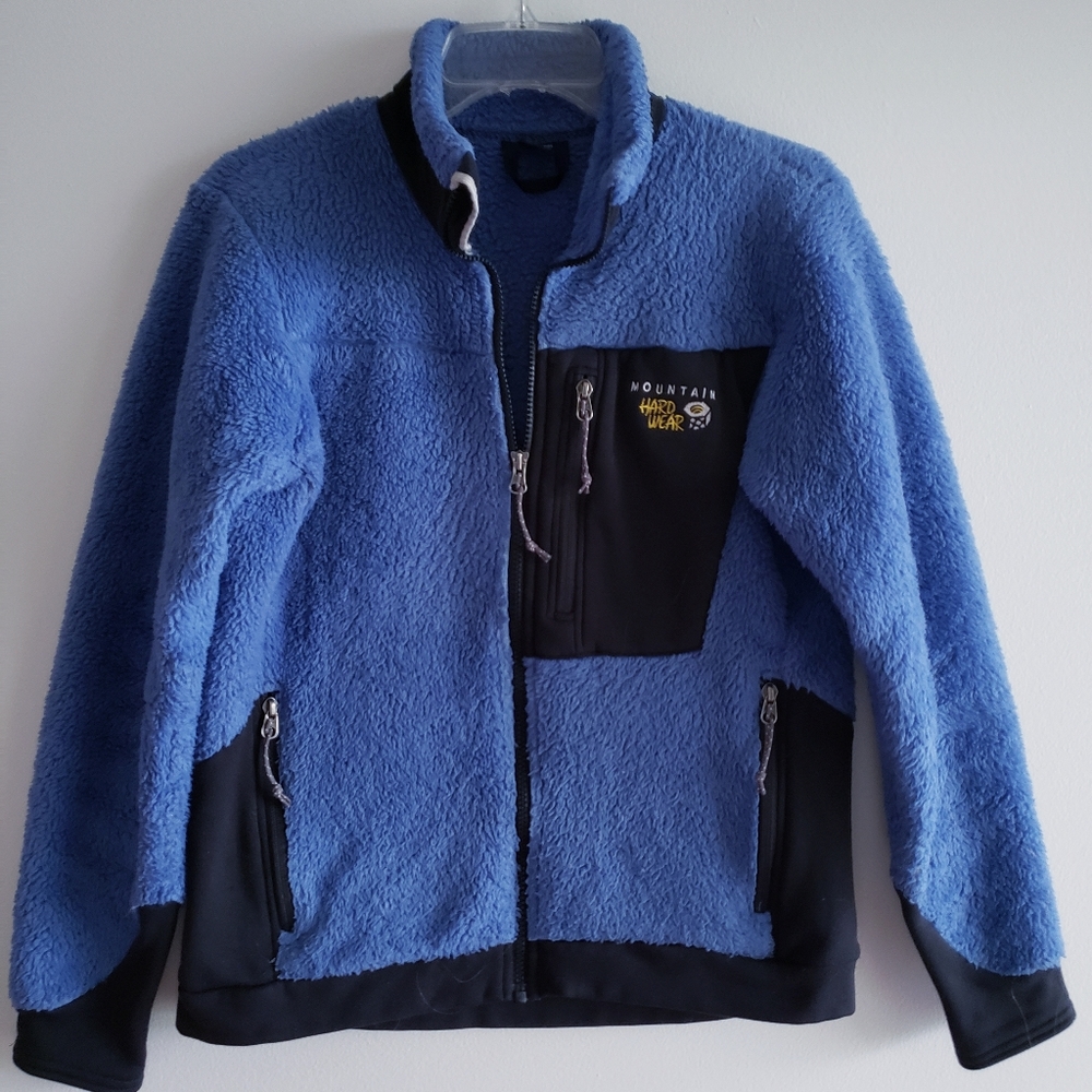 MOUNTAIN HARDWEAR MONKEY WOMEN FLEECE BLUE SZ MED